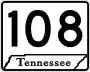 State Route 108 marker