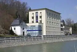 Spa building and hotel