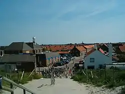 View of Ter Heijde from the coastal dunes