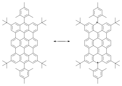 Teranthene biradical