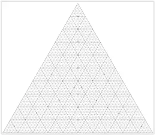 Ternary graph paper