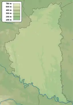 Kremenets is located in Ternopil Oblast