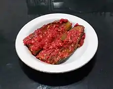 Minang (West Sumatra) Balado Terong