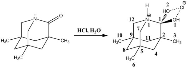 1-aza-3,5,7-trimethyladamantan-2-one