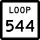 State Highway Loop 544 marker