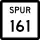 State Highway Spur 161 marker