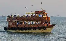 A boat at Apollo Bunder, 2016