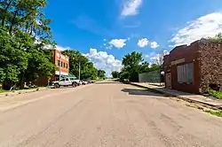 Cedar Street in Thayer, July 2017