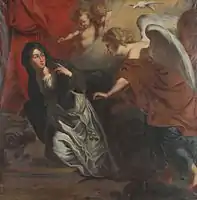 The Annunciation by Johann Christian Schröder, c. 1690