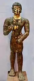 The "Archer King", an unknown king of Meroe, 3rd century BC. National Museum of Sudan.