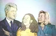 Clinton Family Portrait