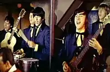 The Beau Brummels shown in performance