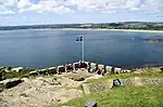 Gun battery NNW of St Michael's Mount