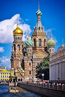 Church of the Savior on Blood in Central Saint Petersburg