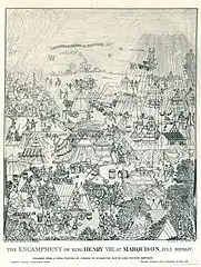 The Encampment of King Henry VIII at Marquison (Marquise), in July 1544