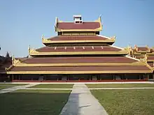 The Palace of Mirrors (Hmannan) inside Mandalay Palace