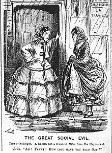 Etymology of the word "gay". Illustration: John Leech, Punch magazine (1857)