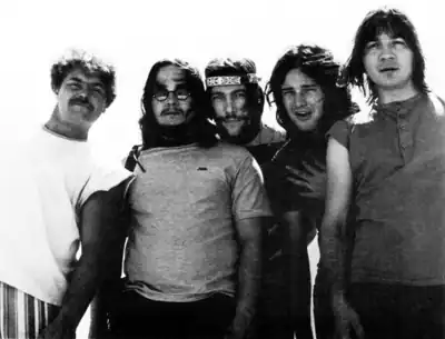 The Guess Who in 1970 (L-R: Kurt Winter, Garry Peterson, Greg Leskiw, Burton Cummings, Jim Kale)