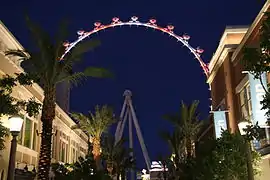 The Las Vegas High Roller is the second tallest Ferris wheel in the world.