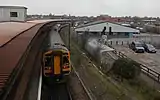 The IECC at York is the building with the blue doors to the right of the train. The ROC is the brick building further back