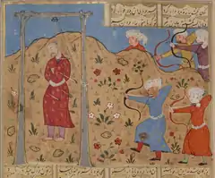  An illustration of the execution of Iranian prophet Mazdak