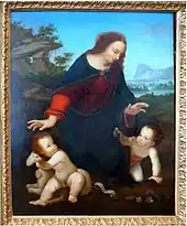 Cesare da Sesto, Madonna and Child with the Infant Saint John the Baptist, 16th century, Château de Flers, Villeneuve-d'Ascq, France.