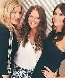 The McClymonts (left to right): Samantha, Brooke and Mollie