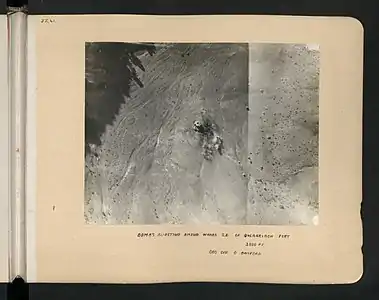 The Dhulbahante garesa at Galbaribur being bombed from 3500 ft