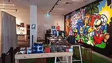 The arcade area at The Nostalgia Box