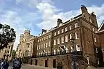 The Old Hospital Block and Raised Terrace and Railings