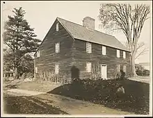 The Phineas Upham House, Upham Street (opposite Lincoln Street), Melrose, Mass., October 1920, Leon Abdalian Collection, Boston Public Library.