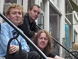 Then lineup of the Saints in Amsterdam in July 2006. L-R: Peter Wilkinson, Caspar Wijnberg, and Chris Bailey