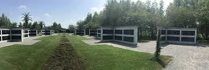 The Whitney Plantation Slave Memorials, with recorded names of many slaves