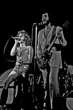 The Who playing live