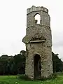 The remains of the round tower of Saint Margaret church