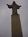 The statue of Christ, carved by sculptor Antoni Sanjuan