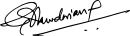 Theodosius Mar Thoma's signature