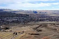 Thermopolis viewed from Roundtop Mountain