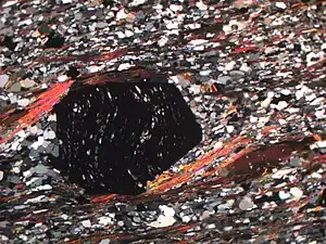 Garnet mica schist