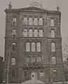 The third courthouse built between 1858 and 1860 on Public Square after the remodel of 1884.