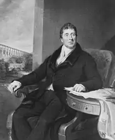 Image 33Thomas Telford, the "Colossus of the Roads" in early 19th century Britain. (from Road transport)