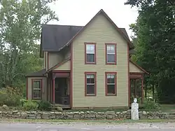 Thomas A. Hendricks House and Stone Head Road Marker