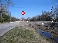 South end of FM 2759 at Thompsons Oil Field Rd