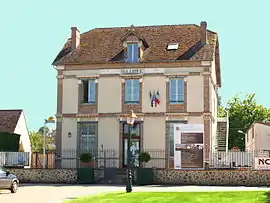 The town hall in Thoury-Férottes