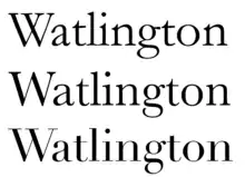 Monotype Garamond (based on Jannon) compared to the more geometric transitional serif and Didone type that replaced old-styles during the eighteenth century.