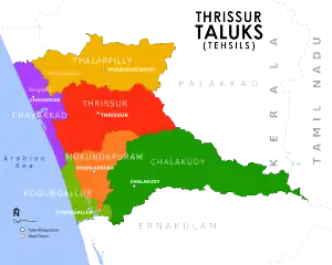 Taluks in Thrissur District