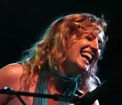 Merritt on stage in Silk Hope, NC in 2007.