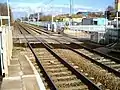 Tile Hill level crossing in 2004, shortly before it was closed and the bridge was constructed.