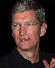 CEO of Apple Inc. Tim Cookof California