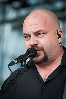 Timo Rautiainen at Rakuunarock festival in 2013